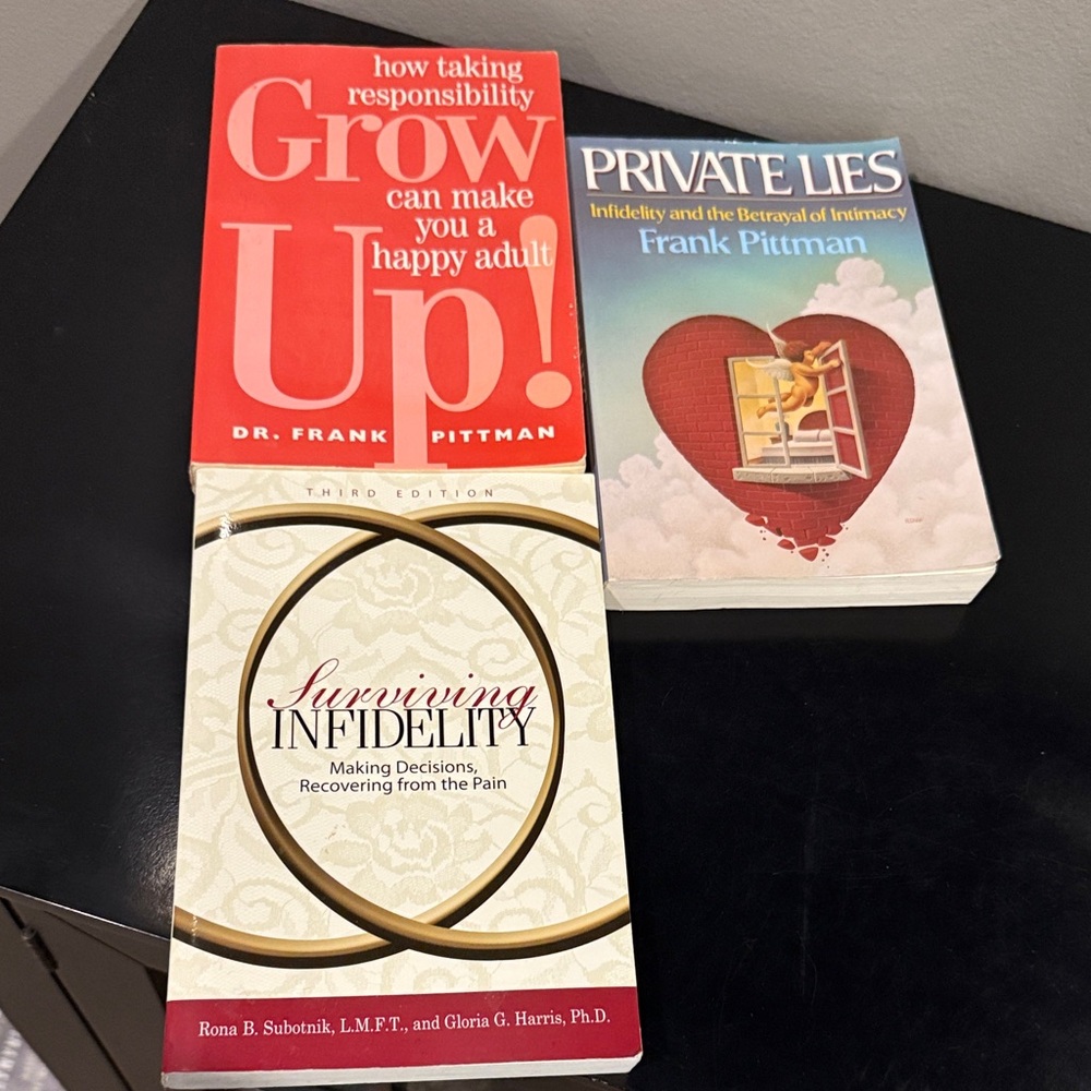 Set‎ of Three Books on Infidelity